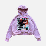 "BAD AS I WANNA BE" HOODIE - PINK