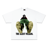 "THE ILLEST VILLAIN" Tee - White